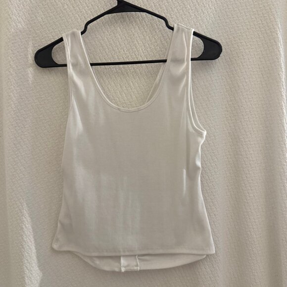 Lush off white tank. Size L NWOT - Picture 8 of 9